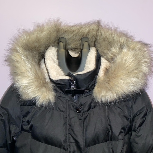 Ralph Lauren Fur Winter Hooded Down Coat - Picture 3 of 4